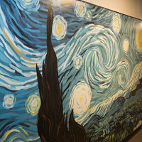 Starry Night — A mural on Fifth East